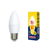 Лампа ТМ Volpe LED-C37 9W/3000К E27 свеча 3950